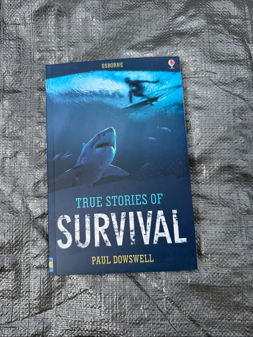 Born Hardcover Survival Stories Book - Blue
